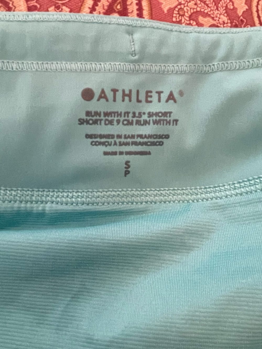 Athleta Teal Running Shorts - Picture 5 of 5